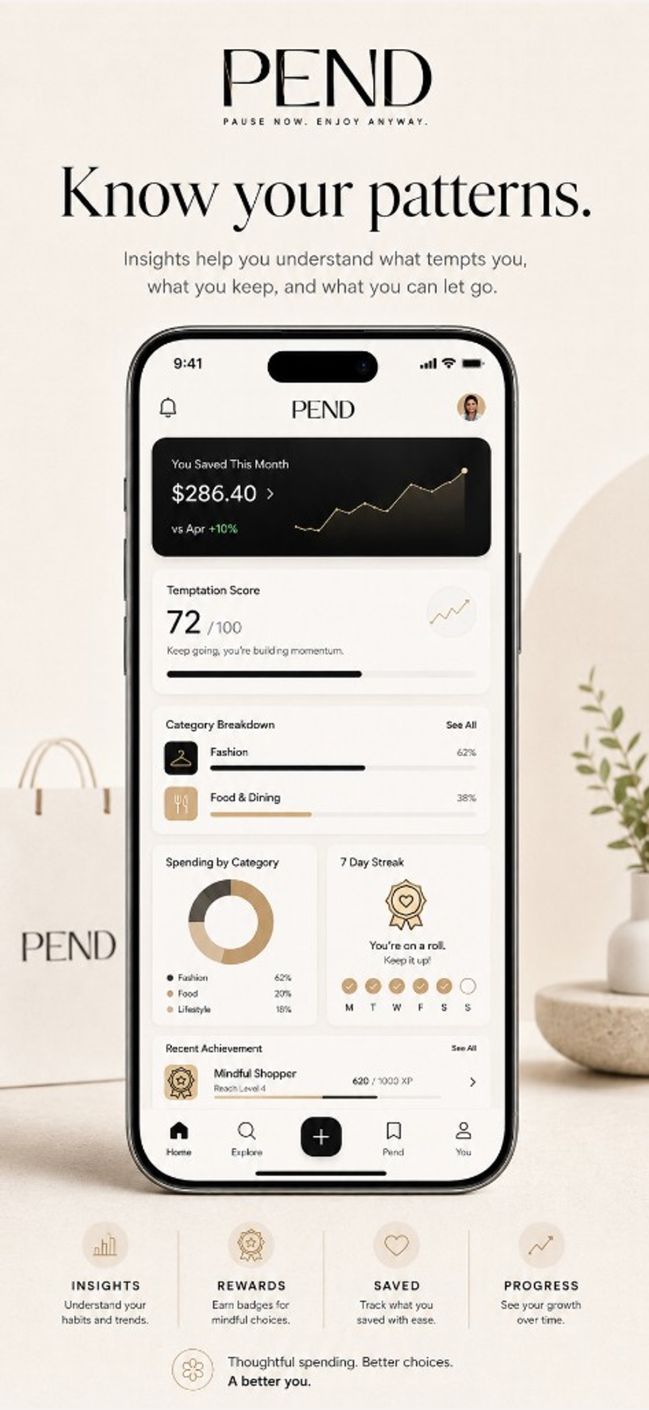 PEND — insights on choices you deferred